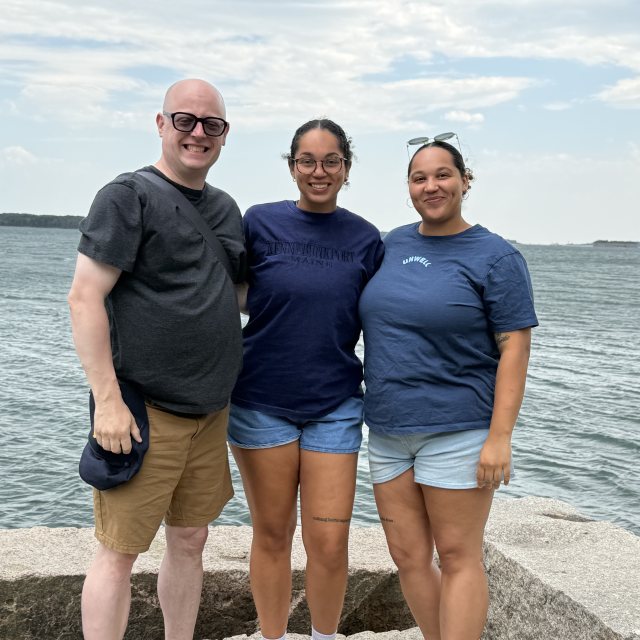 Photo from the nieces' visit